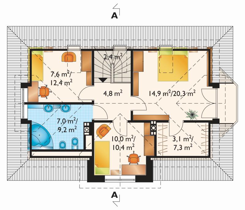 Проект коттеджа Роксана (E-750)