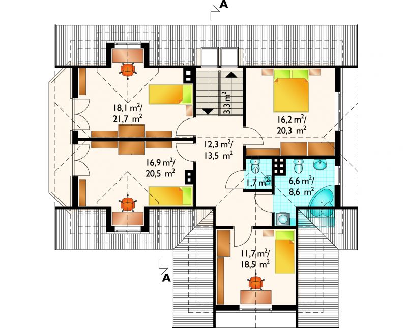 Проект коттеджа Розалия (E-441)