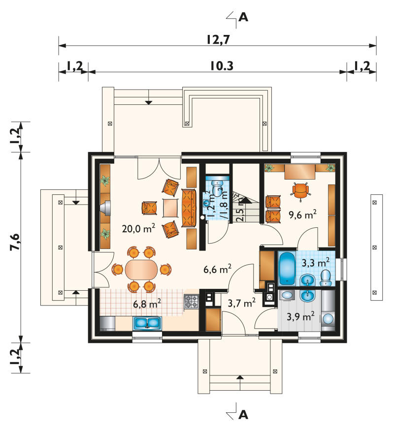 Проект коттеджа Рута (E-597)