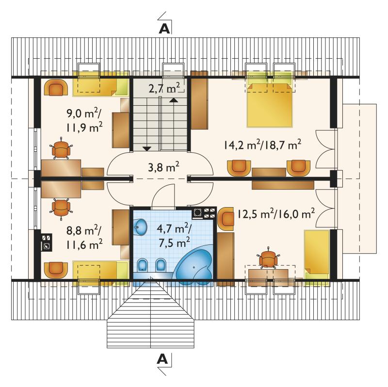 Проект коттеджа Самбор Рекс (E-1043)