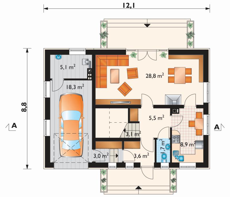 Проект коттеджа Сара (E-945)