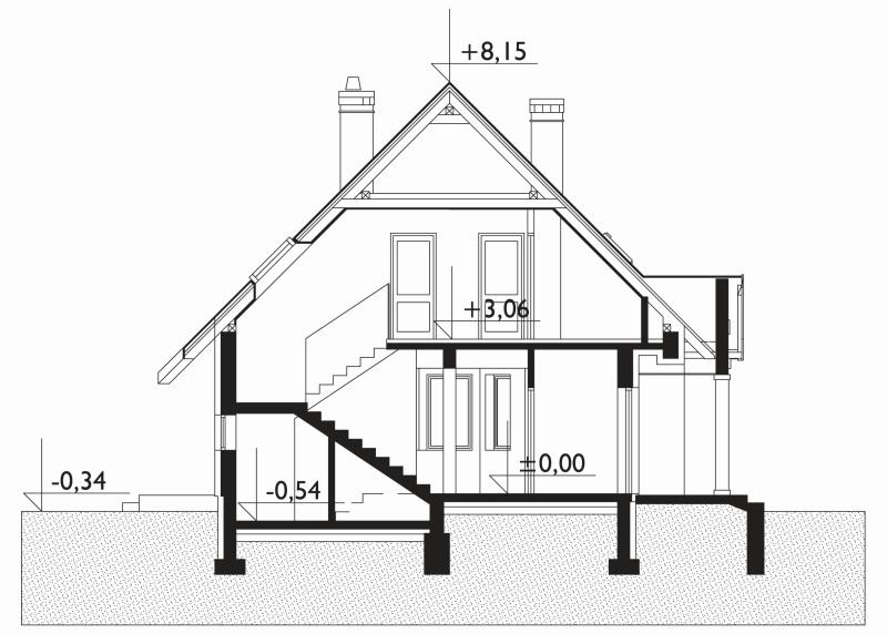 Проект коттеджа Соня Люкс (E-787)