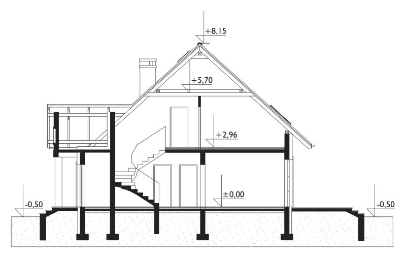 Проект коттеджа Стас Ретро (E-921)