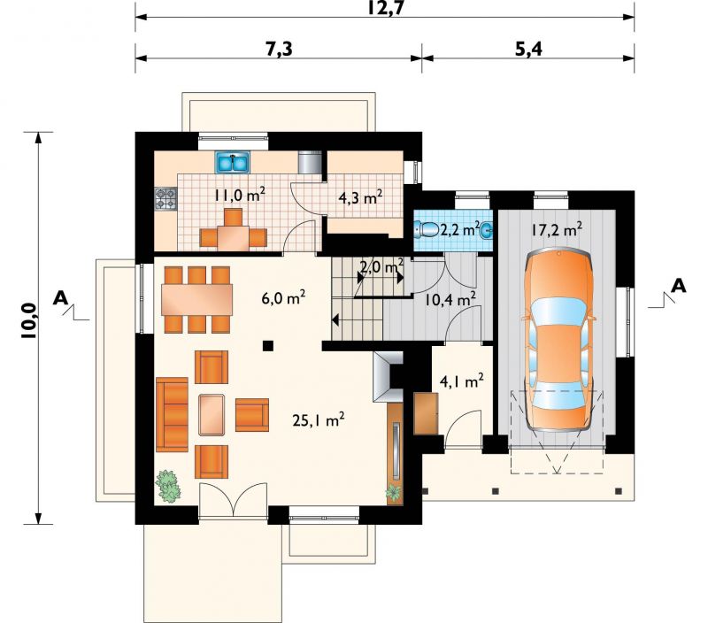 Проект коттеджа Юлиан (E-496)