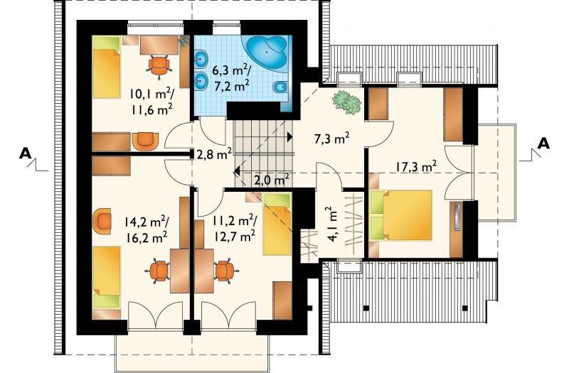 Проект коттеджа Юлиан (E-496)