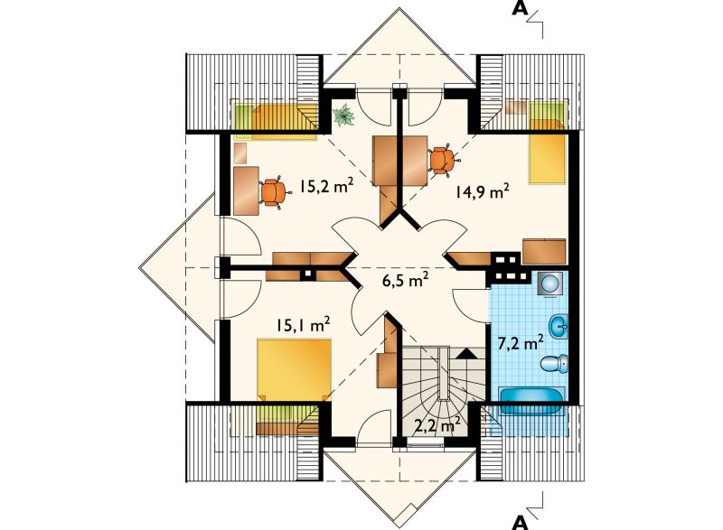 Проект коттеджа Чебурашка (E-520)