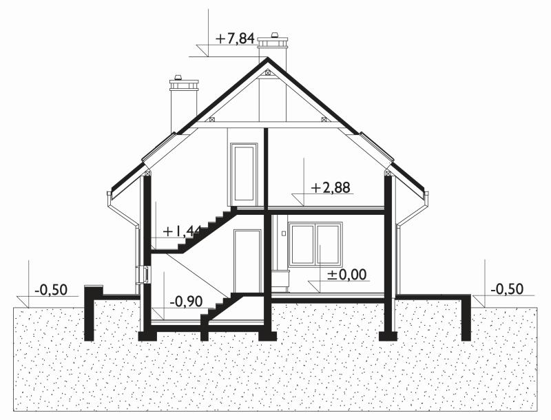 Проект дома Зета - зеркальное отражение (E-1062) Проект коттеджа Зета - зеркальное отражение (E-1062)
