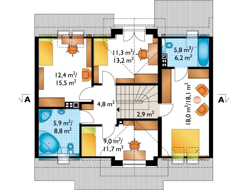 Проект коттеджа Зоя Рекс Дуо (E-948)