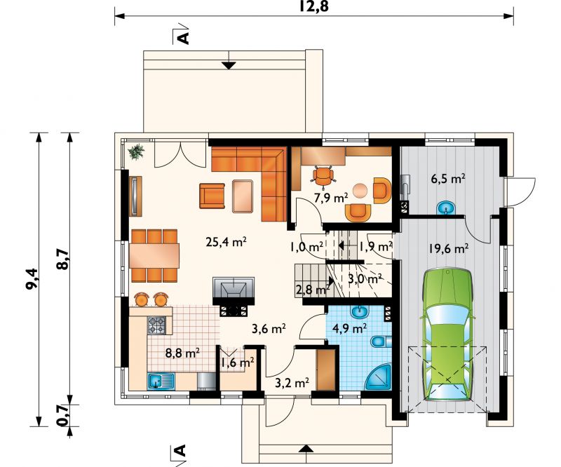 Проект коттеджа Зольтан Нео (E-1187)